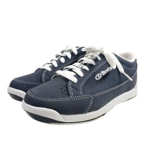 Dexter Womens Size 6.5 Navy Bowling Shoes Slide-Rite Soles Lace-Up Athletic